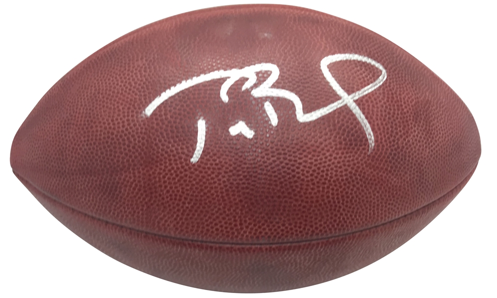 Tom Brady Near-Mint Signed Official NFL Leather Football (Tristar)