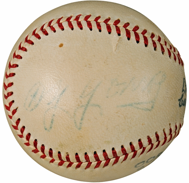 Cy Young Vintage Single Signed Baseball (PSA/DNA)