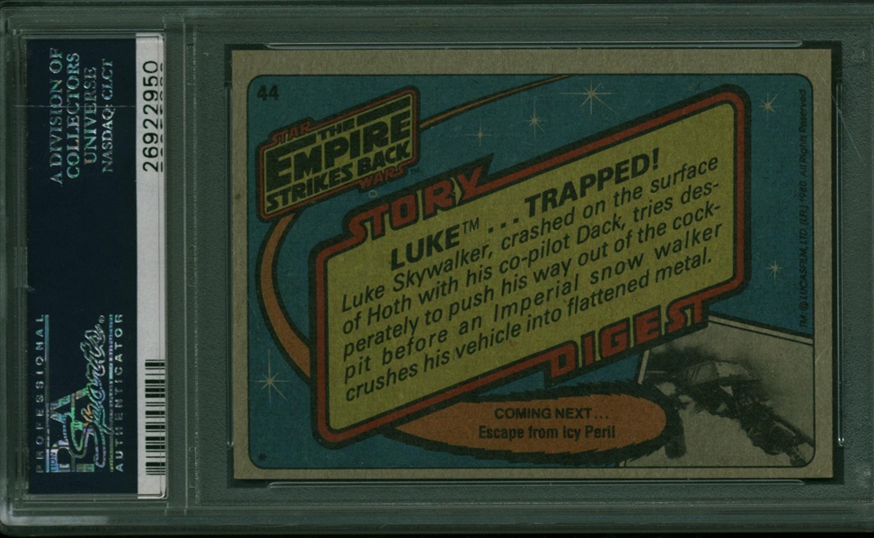 mark hamill signed trading cards