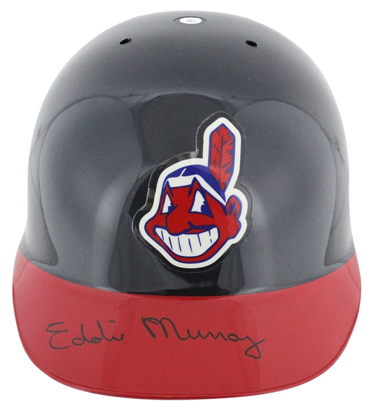 Eddie Murray Signed Cleveland Indians Full-Sized Batting Helmet (Beckett/BAS)