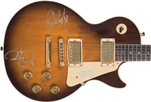 Led Zeppelin Group Signed Gibson Les Paul Guitar with Page, Plant & Jones (Epperson/REAL)(Beckett/BAS Guaranteed)