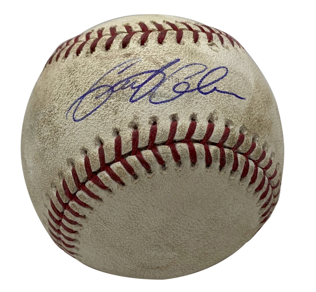 Gerrit Cole Signed & Game Used 2019 OML Baseball Pitched By Garrit Cole! (MLB & PSA/DNA)
