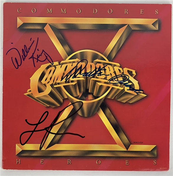 The Commodores Group Signed Signed Album w/ Lionel Richie! (JSA)