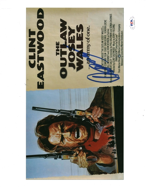 Clint Eastwood Signed 11" x 14"Photograph (PSA/DNA)