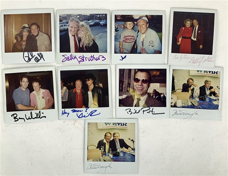 Actors & Actresses Greats Lot of Nine (9) Signed Polaroid Photographs w/ Abdul, Paxton & Others! (Beckett/BAS Guaranteed)