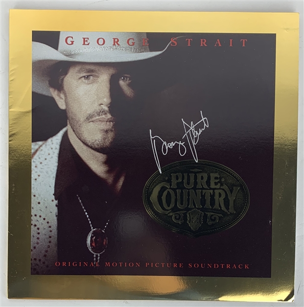 George Strait Signed "Pure Country" Album (Beckett/BAS Guaranteed)