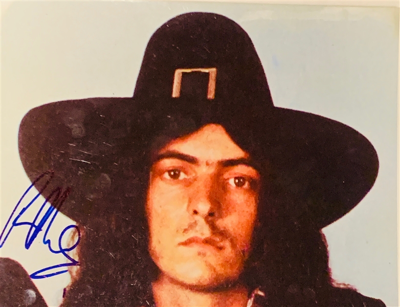 Ritchie Blackmore Rare Signed 8" x 10" Color Photo (John Brennan Collection)(Beckett/BAS Guaranteed)