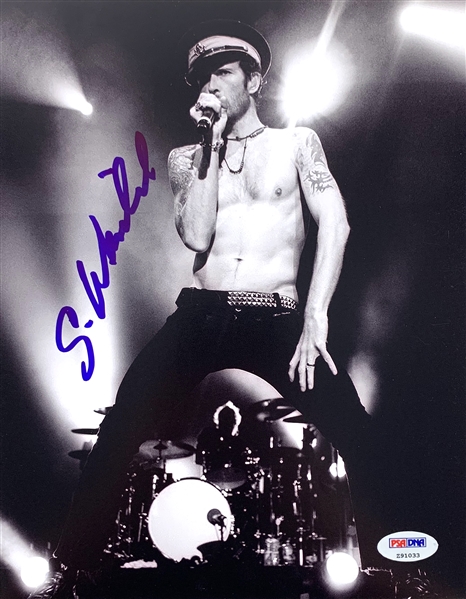 STP: Scott Weiland Signed 8" x 10" Concert Photo - PSA/DNA Graded GEM MINT 10
