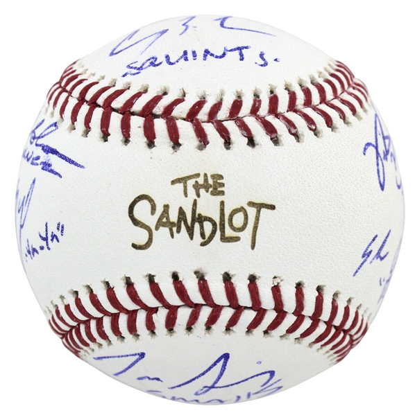 The Sandlot (6) Cast Signed OML Baseball (Beckett/BAS)