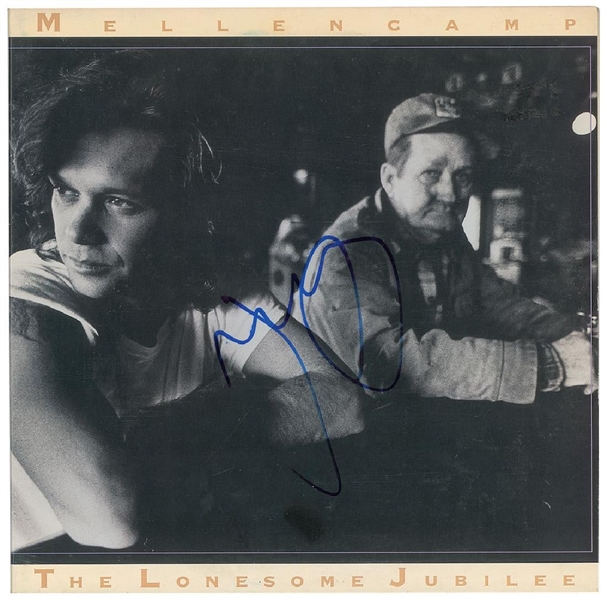 John Cougar Mellencamp Signed "The Lonesome Jubilee" Record Album (John Brennan Collection)(Beckett/BAS Guaranteed)