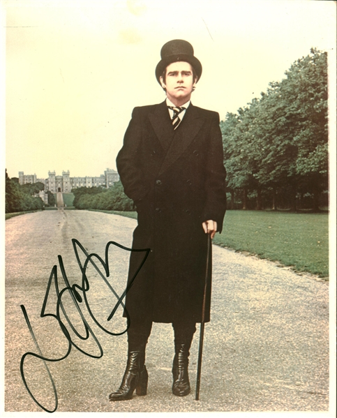 Elton John Signed 8" x 10" Color Photograph (John Brennan Collection)(Beckett/BAS Guaranteed)