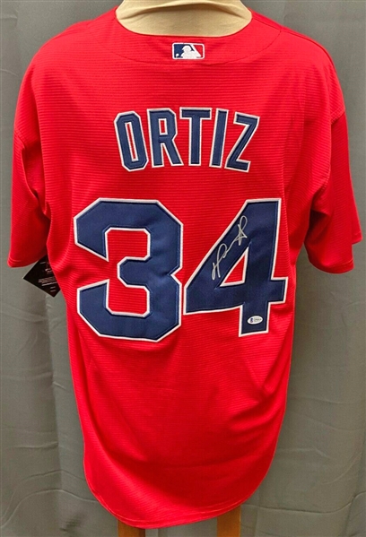 David Ortiz Signed Boston Red Sox Jersey (Beckett/BAS COA)