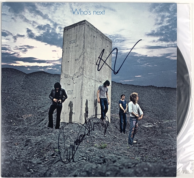 The Who: Pete Townshend & Roger Daltrey Signed "Whos Next" Record Album (Beckett/BAS Guaranteed)
