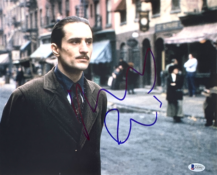 Roberto De Niro In-Person Signed 11" x 14" Color Photo from "The Godfather: Part II" (Beckett/BAS)