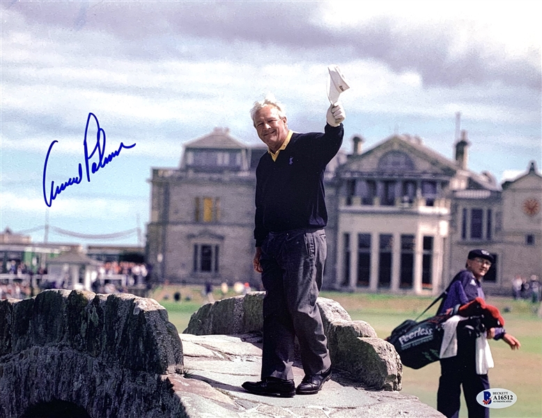 Arnold Palmer In-Person Signed 11" x 14" Color Photo (Beckett/BAS LOA)