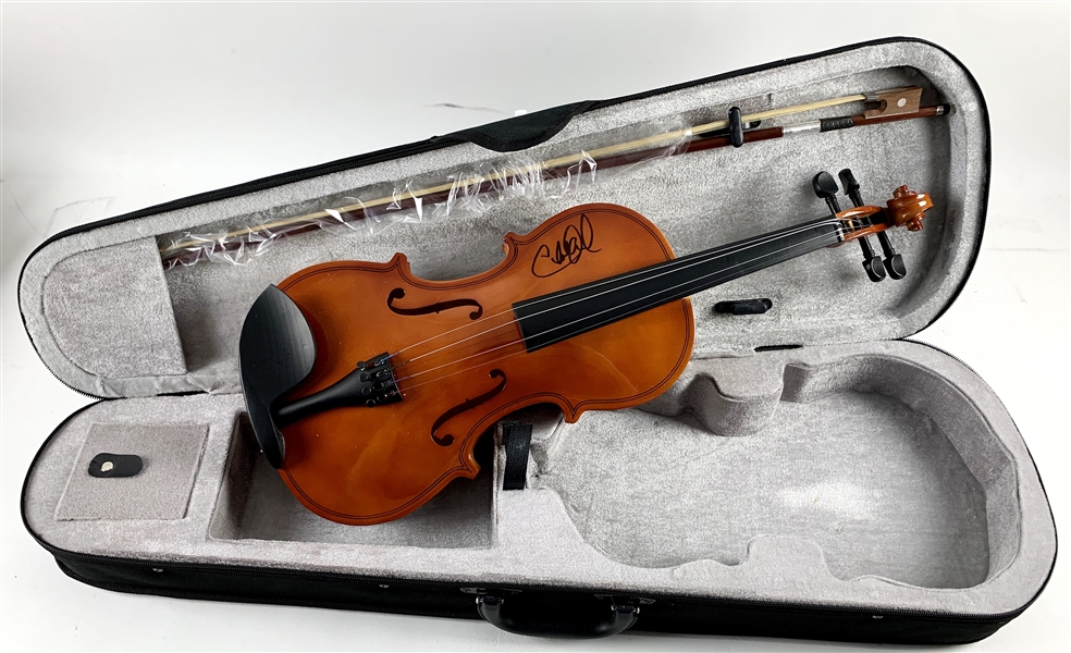 Charlie Daniels In-Person Signed Fiddle wirh Case (Beckett/BAS Guaranteed)