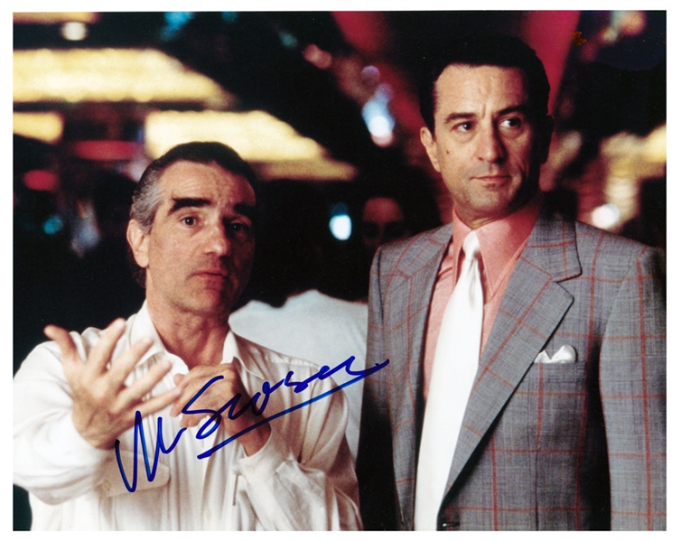 Martin Scorsese In-Person Signed 8" x 10" Color Photo from "Casino" (Beckett/BAS Guaranteed)