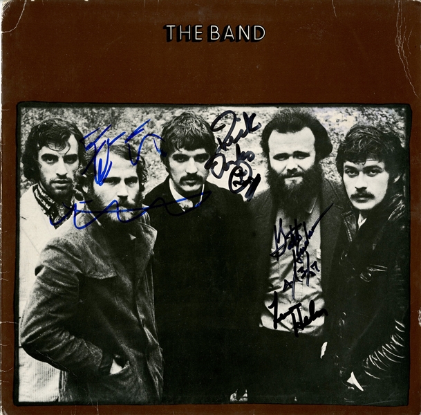 The Band Rare Group Signed Self-Titled Record Album (Epperson/REAL LOA)