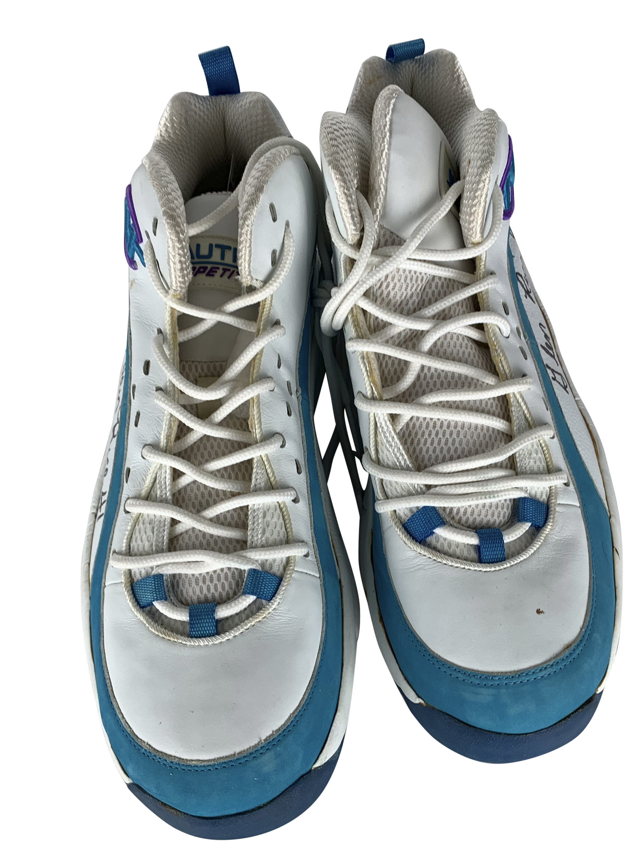 Lot Detail - Glen Rice Signed & Game Used Charlotte Hornets Sneakers (JSA)