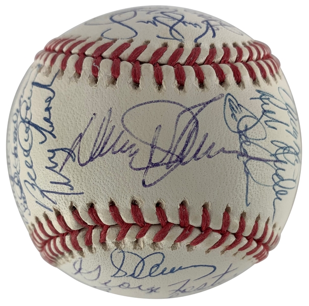 1986 NY Mets (World Champs) Team Signed World Series Baseball w/32 Signatures! (Beckett/BAS)