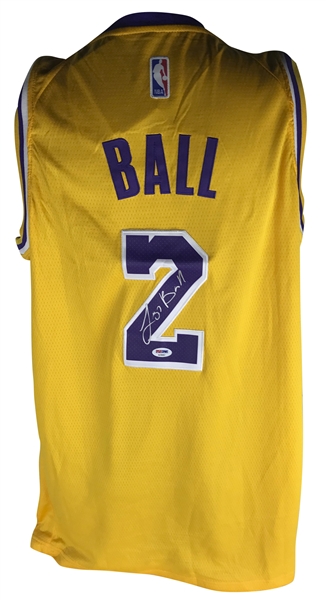 Lonzo Ball Signed Los Angeles Lakers Jersey (PSA/DNA)