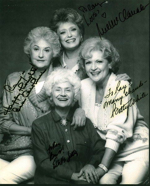 Golden Girls Cast Signed 8" x 10" Photograph (Beckett/BAS Guaranteed)