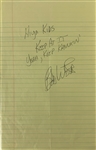 Bob Weir Signed & Handwritten 9" x 11" Note w/ Original 2014 Poster (JSA)