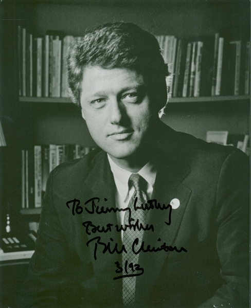 Bill Clinton Signed 8" x 10" Photograph (JSA)