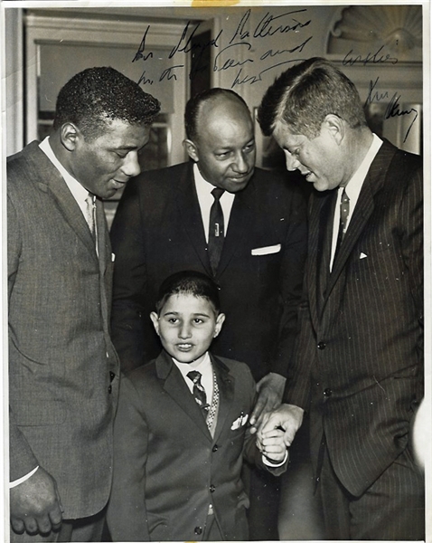 President John F. Kennedy Signed 7" x 9" Photograph Inscribed to Boxing Legend Floyd Patterson! (PSA/DNA)