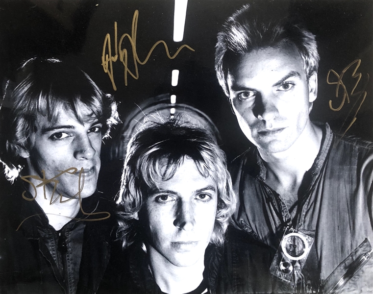 The Police Group Signed 11" x 14" Photograph (Beckett/BAS Guaranteed)