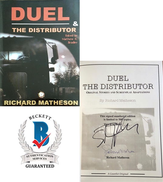 Steven Spielberg & Richard Matteson Signed Limited Edition Hardcover Book - "Duel" (Beckett/BAS Guaranteed)