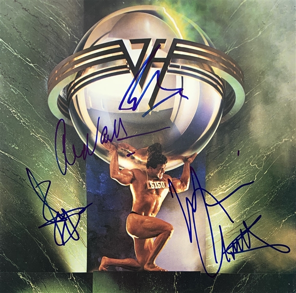Van Halen Group Signed "5150" Record Album (Beckett/BAS Guaranteed)