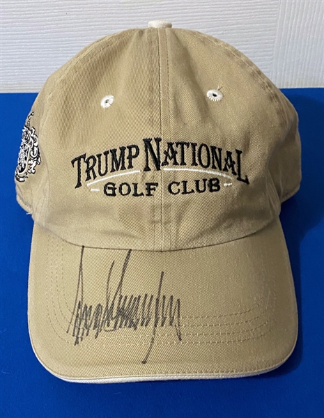 President Donald Trump Signed Trump National Golf Club Hat (Beckett/BAS COA)