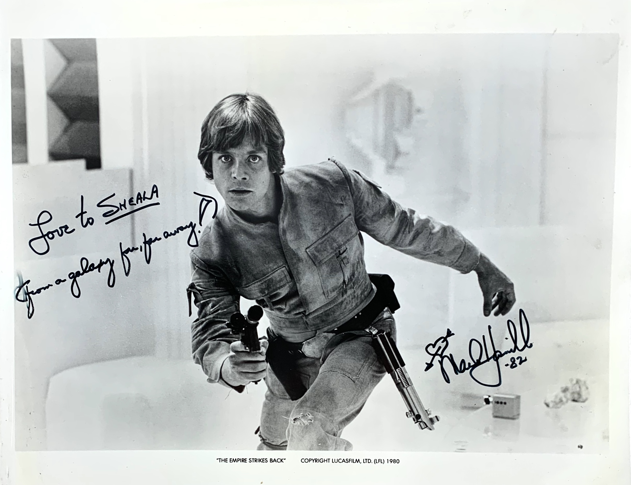 Lot Detail - Star Wars: Mark Hamill Signed 8" X 10" B&W Photo From "The ...