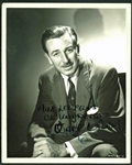 Exceptional Walt Disney Signed 8" x 10" Black & White Photograph (PSA/DNA)