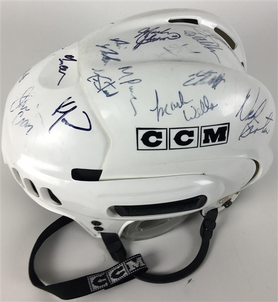 1980 US Mens Hockey Team Signed Full Size CCM Helmet w/ 15+ Signatures (Beckett)