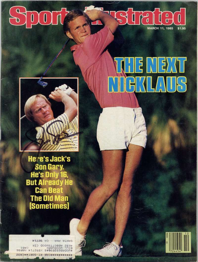 Lot Detail - Jack Nicklaus Signed March 1985 Sports Illustrated ...