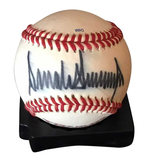 President Donald Trump Signed "Trump Casino" Official League Baseball with Choice Full Autograph (PSA/DNA)