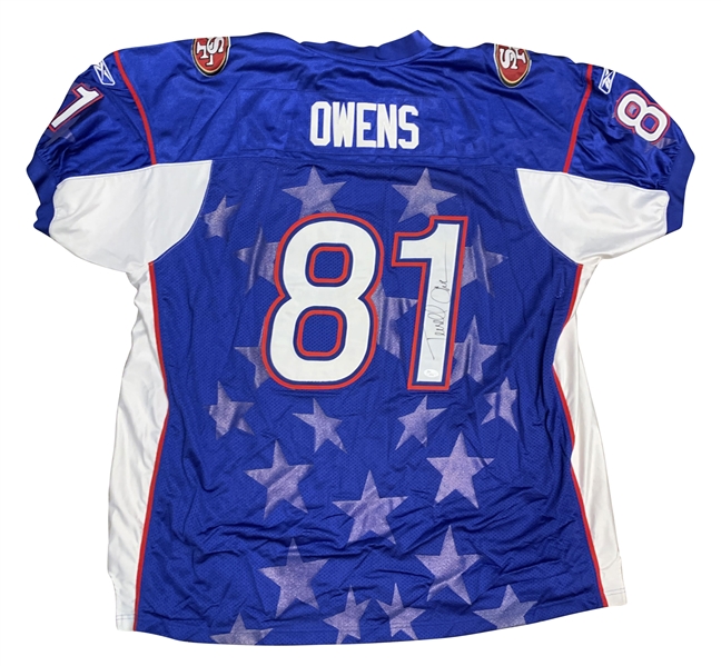 Terrell Owens Signed On-Field Style 2003 Pro Bowl Jersey (JSA)