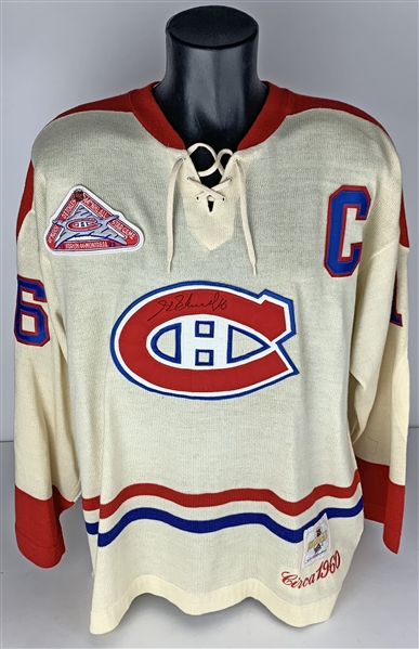 Henry Richard Signed Vintage Style NHL 44th All Star Game Canadians Jersey (Beckett/BAS Guaranteed)