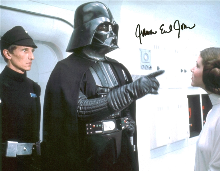 James Earl Jones Near-Mint Signed Star Wars Photograph (Beckett/BAS Guaranteed)