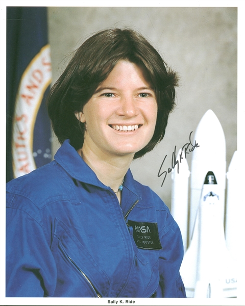 Sally Ride Signed 8" x 10" Color NASA Photograph (Beckett/BAS Guaranteed)