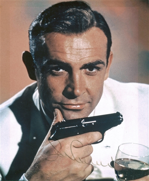 Sean Connery Signed 11" x 14" Color James Bond Photograph (Beckett/BAS Guaranteed)