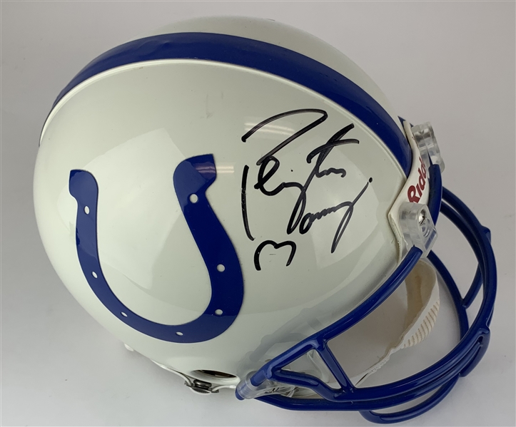 Peyton Manning Signed PROLINE Full Size Colts Helmet (Beckett/BAS Guaranteed)