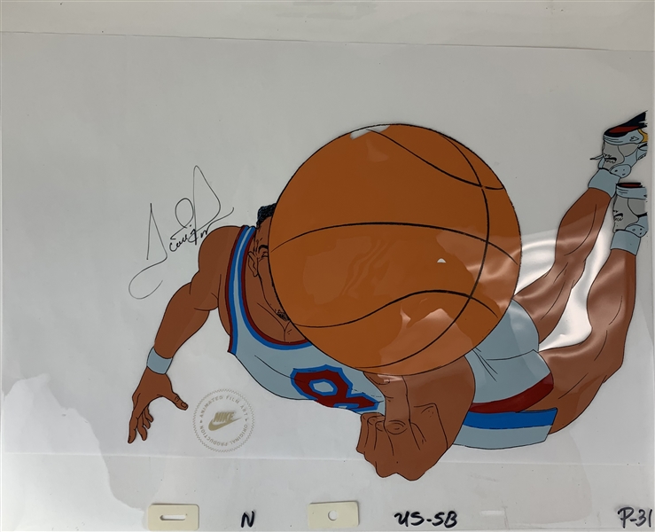 Scottie Pippen Signed Original NIKE Dream Team Commerical Used 12" x 17" Animation Cel w/ Signed COA From Phil Knight! (Beckett/BAS Guaranteed)