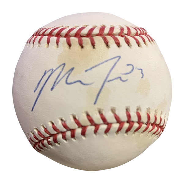 Mike Trout Pre Rookie-Era Signed OML (Selig) Baseball w/ "#23" Inscription! (Beckett/BAS)