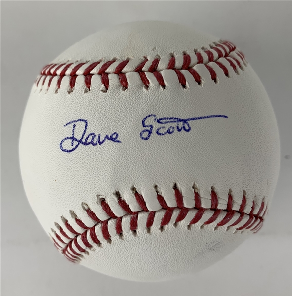 Apollo 15: Dave Scott Signed OML Baseball (JSA)