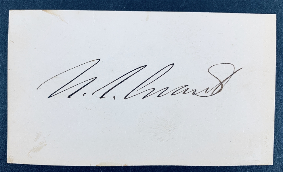 President Ulysses S. Grant Signed 2.25" x 3.5" Album Page (Beckett/BAS)