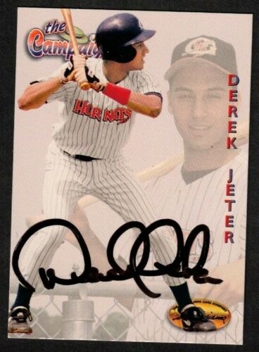 Derek Jeter Pre-Rookie Signed 1994 Ted Williams "The Campaign" Rookie Card (Beckett/BAS Guaranteed)