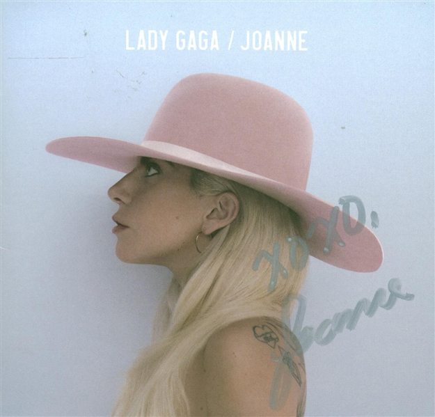 Lady Gaga Signed "Joanne" CD Cover (JSA Guaranteed) 